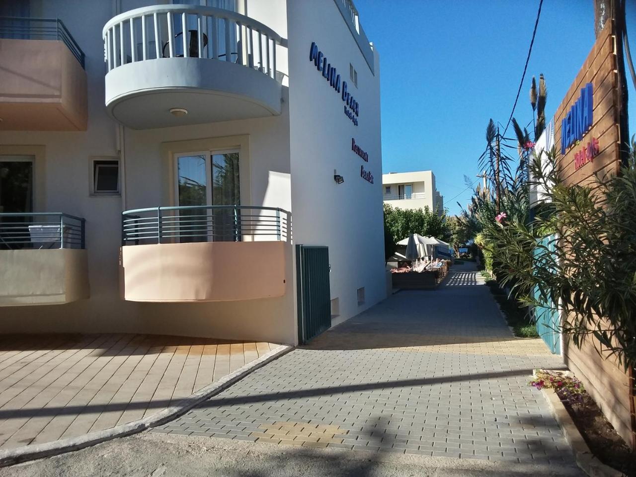 Melina Beach Apart otel Platanés Dış mekan fotoğraf